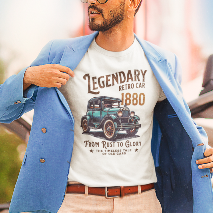 Legendary Retro Car Unisex T-Shirt