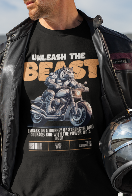 Unleash The Beast, Motorcycle Ride Unisex T-Shirt