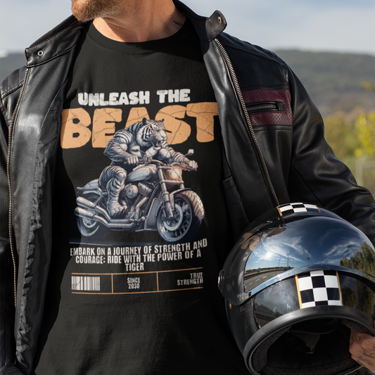 Unleash The Beast, Motorcycle Ride Unisex T-Shirt
