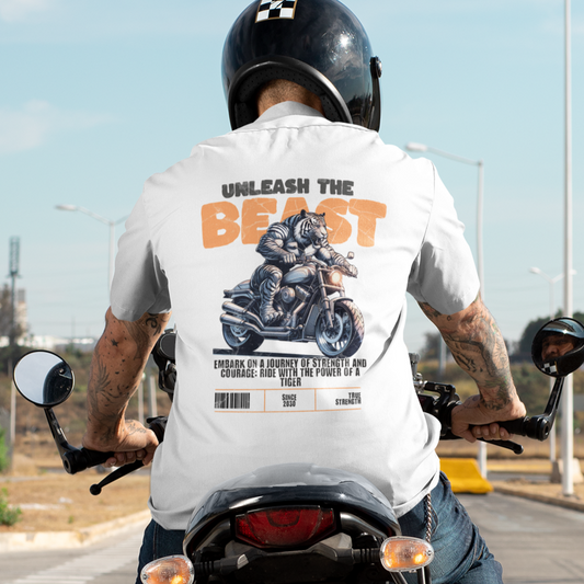 Unleash The Beast, Motorcycle Ride Unisex T-Shirt