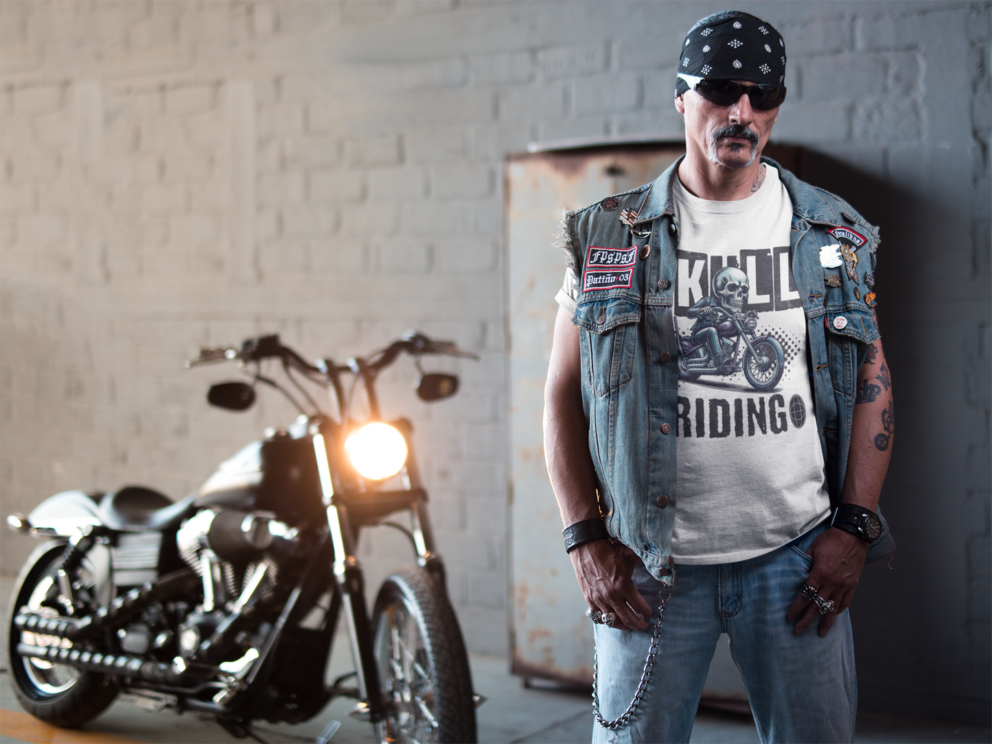 Skull Riding T-Shirt