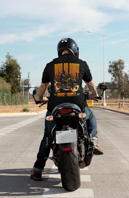 Skull Riding, Motorcycle Ride Unisex T-Shirt