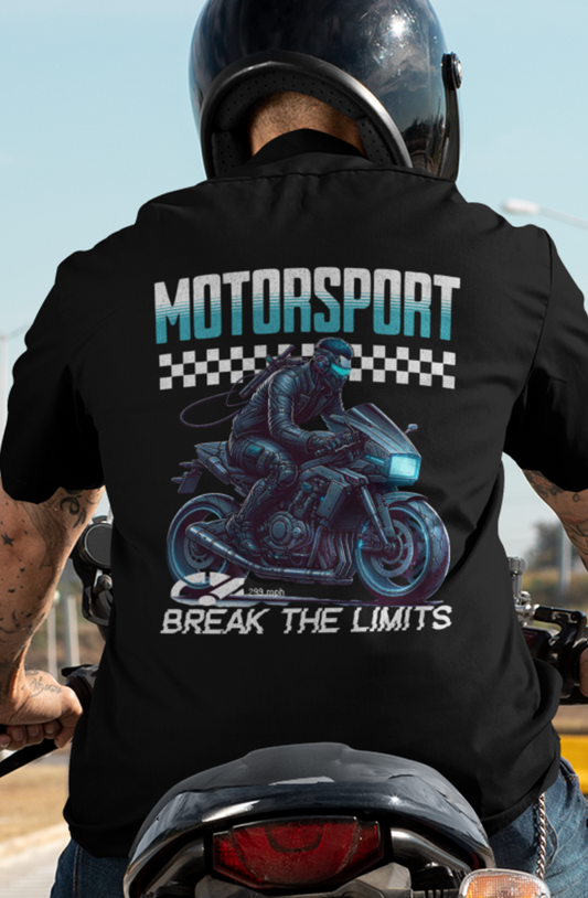 Break the Limits, Motorcycle Ride Unisex T-Shirt