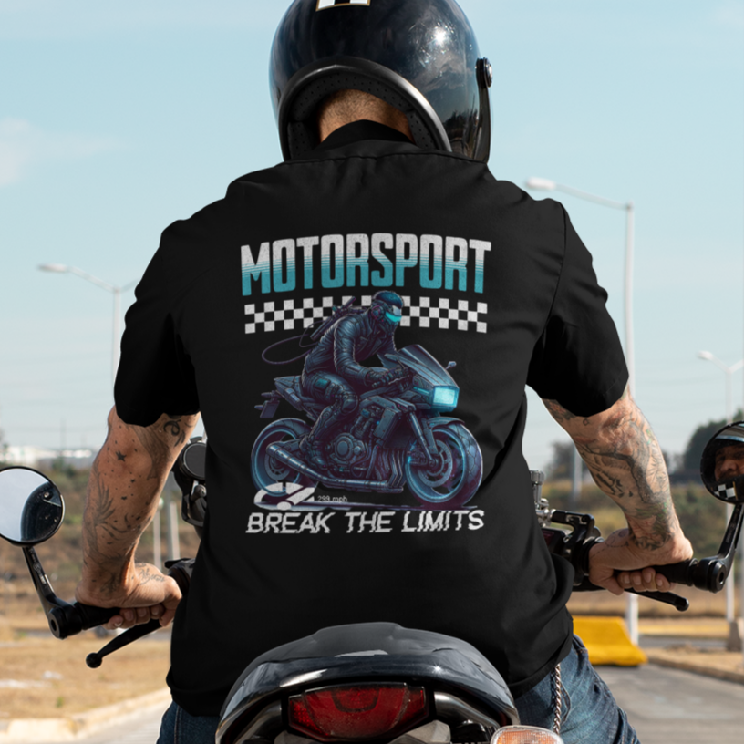 Break the Limits, Motorcycle Ride Unisex T-Shirt