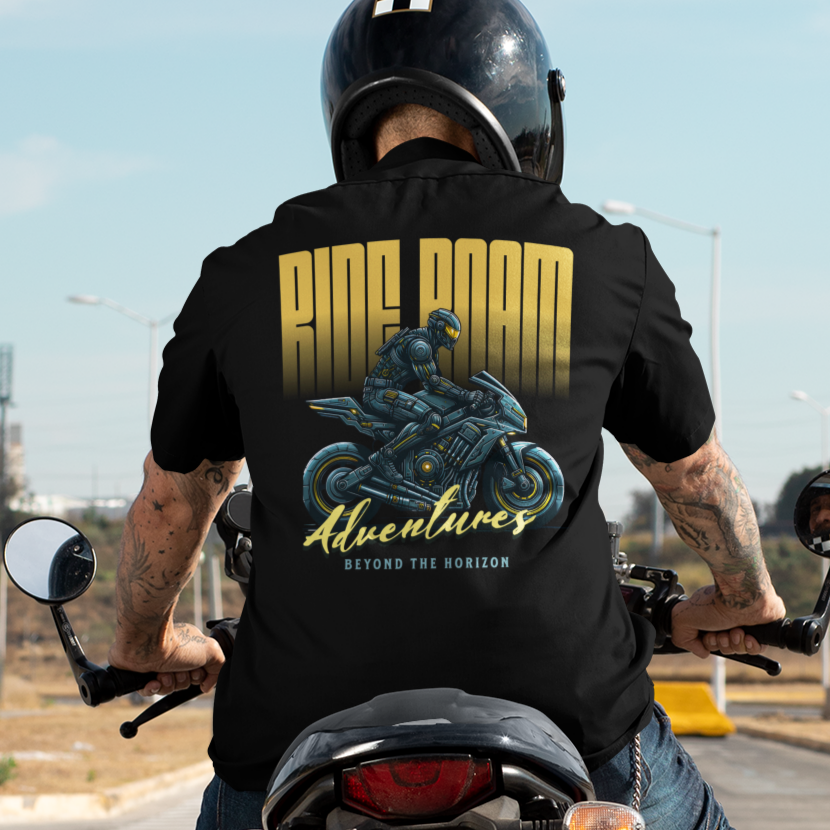 Break the Limits, Motorcycle Ride Unisex T-Shirt