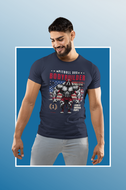 Pitbull Bodybuilder T-Shirt