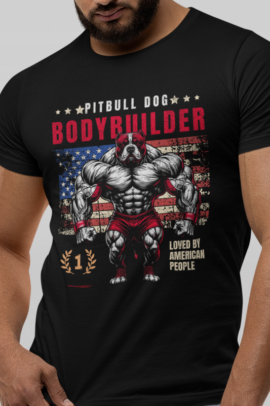 Pitbull Bodybuilder T-Shirt
