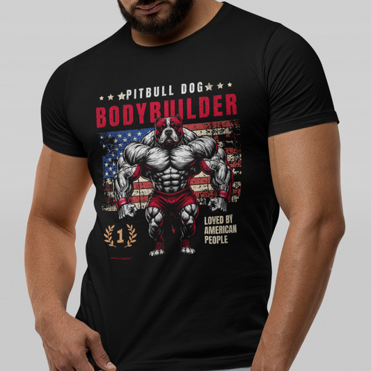 Pitbull Bodybuilder T-Shirt
