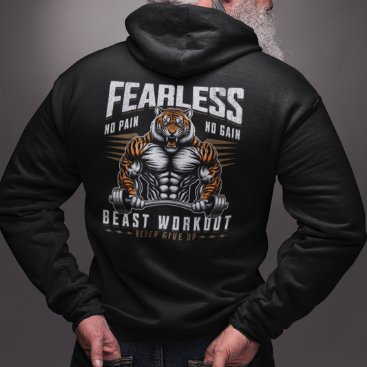 Fearless Tiger Bodybuilding Hoodie