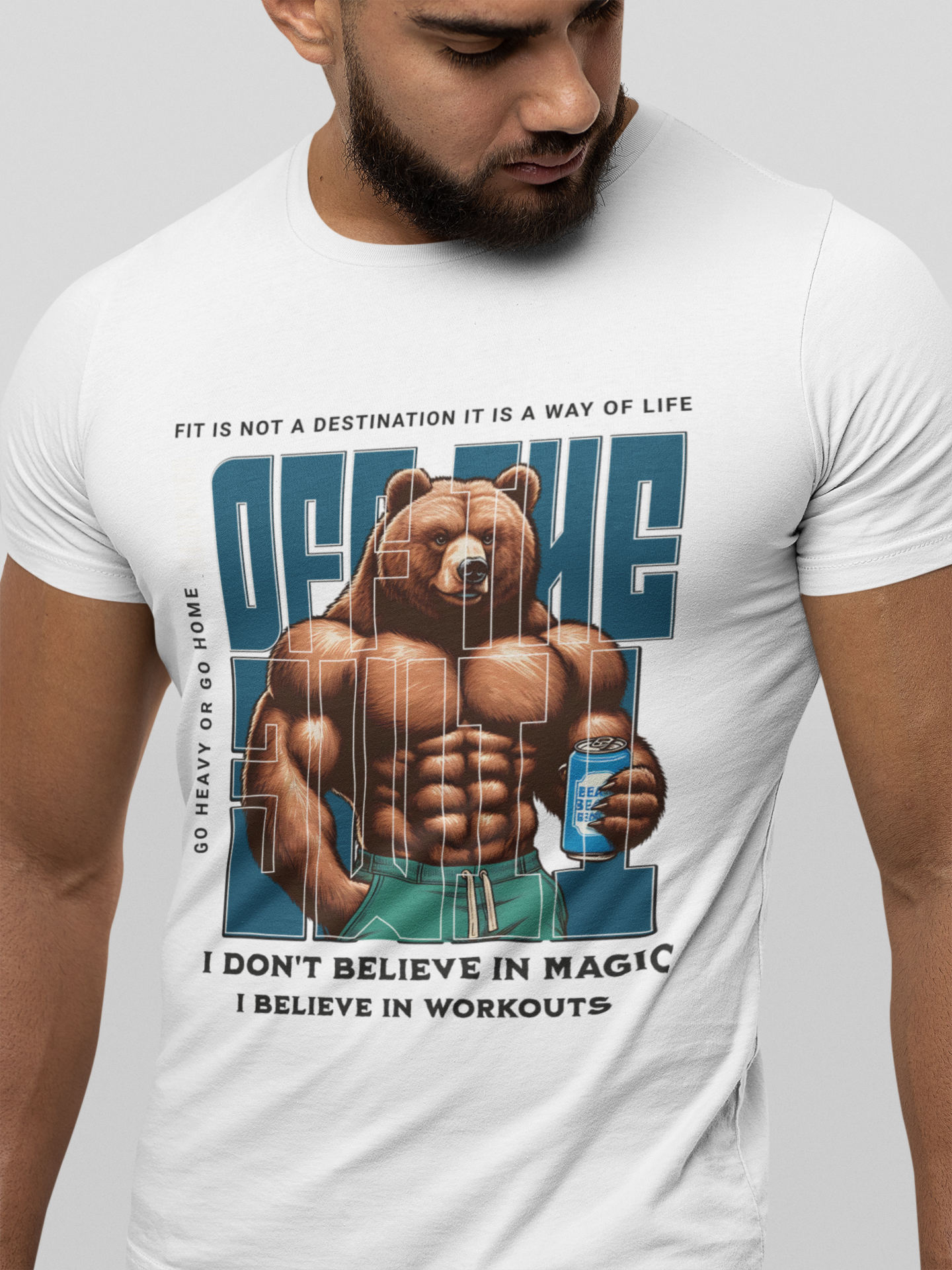 Fitness Time Motivational Workout T-Shirt