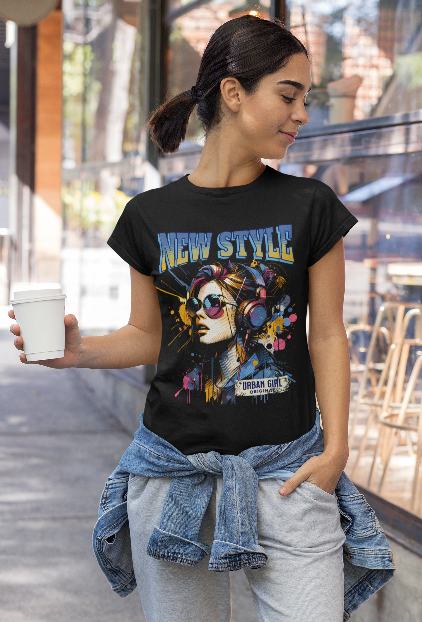 Girl Streetwear T-shirt