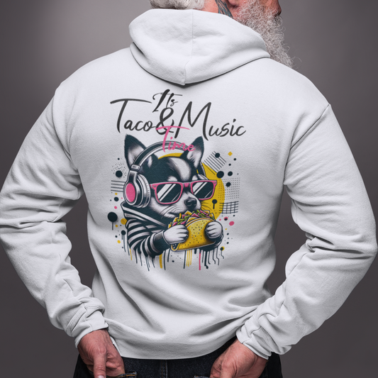Hooded Sweatshirt Graffiti Style
