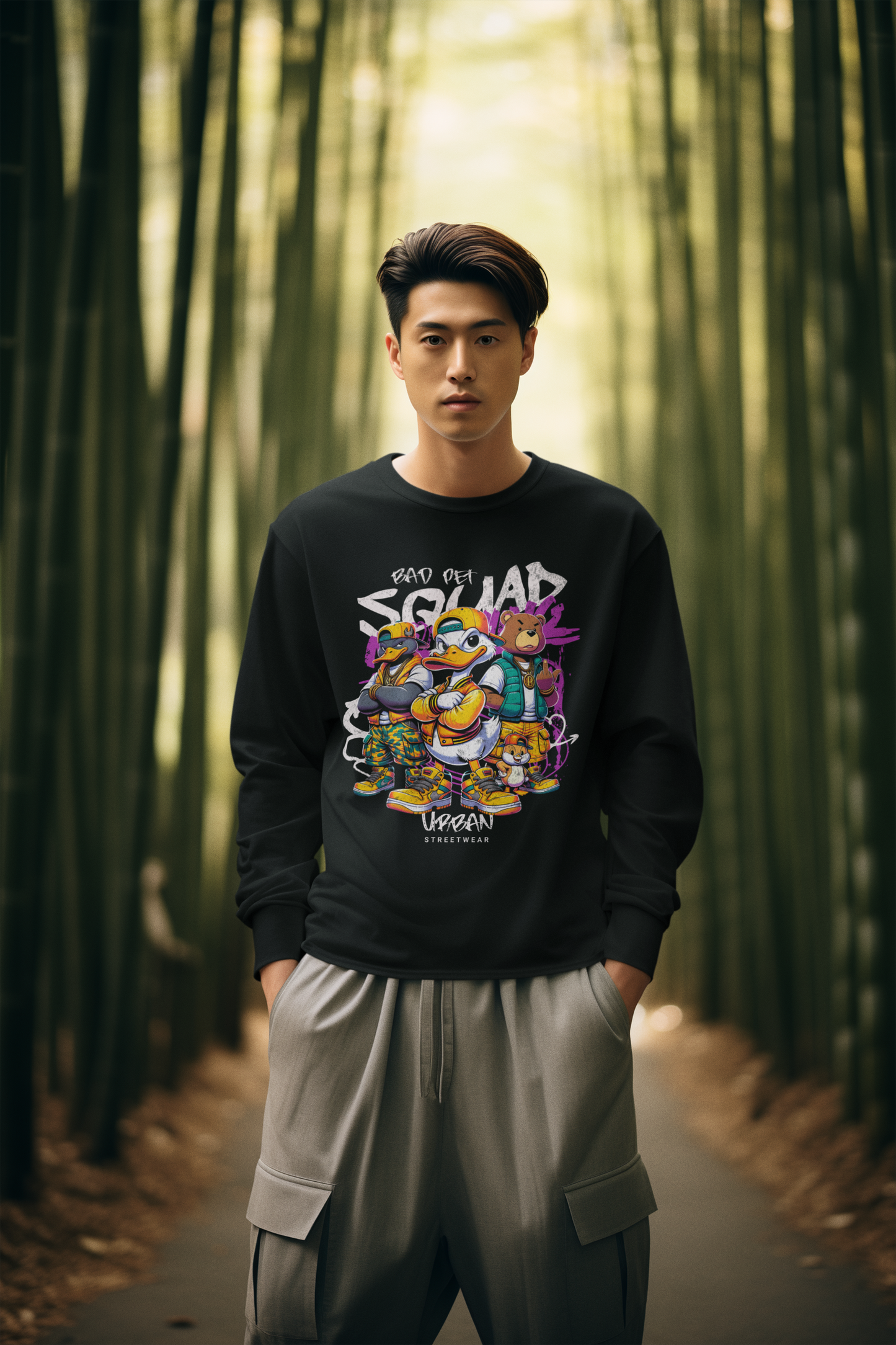 Bad Pet Squad Design Sweatshirt