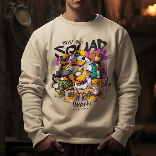 Bad Pet Squad Design Sweatshirt