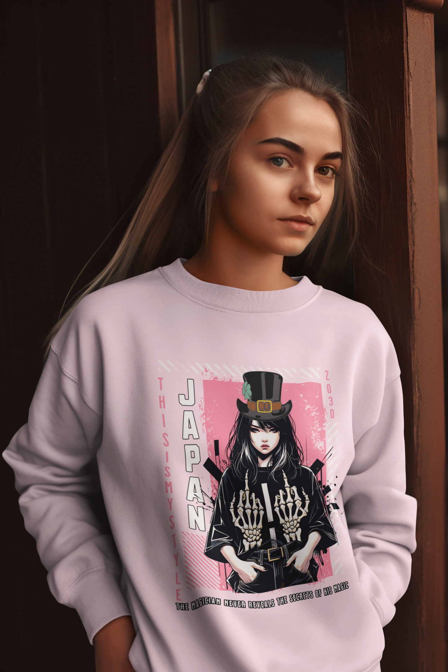 Stylish Girl - Crewneck Sweatshirt