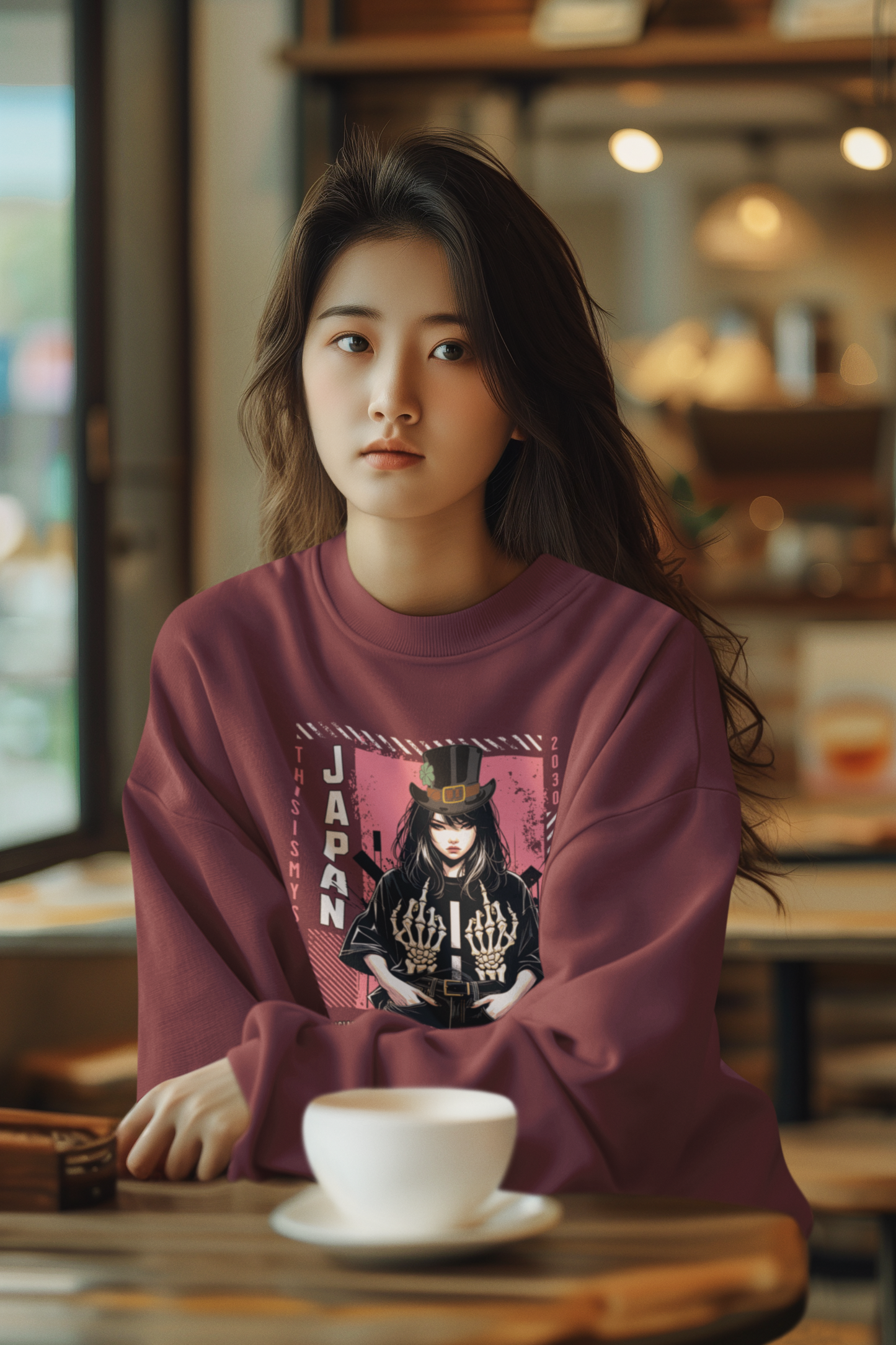 Stylish Girl - Crewneck Sweatshirt