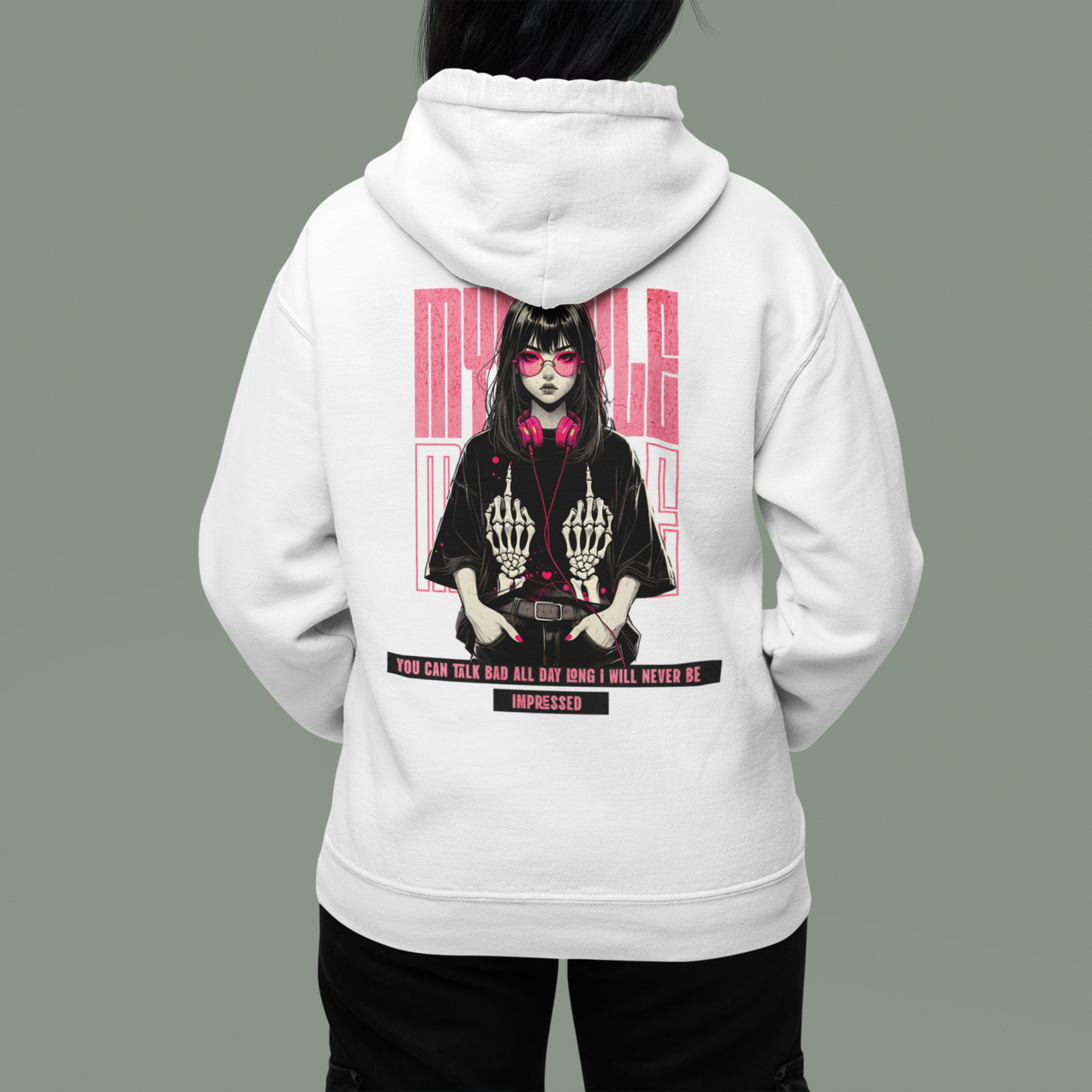 Stylish Girl Design Hoodie
