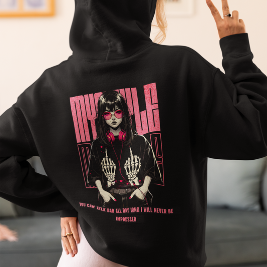 Stylish Girl Design Hoodie
