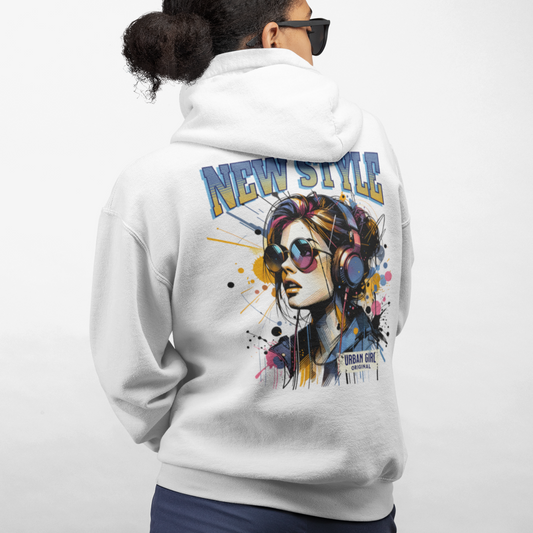 Stylish Girl Design Hoodie