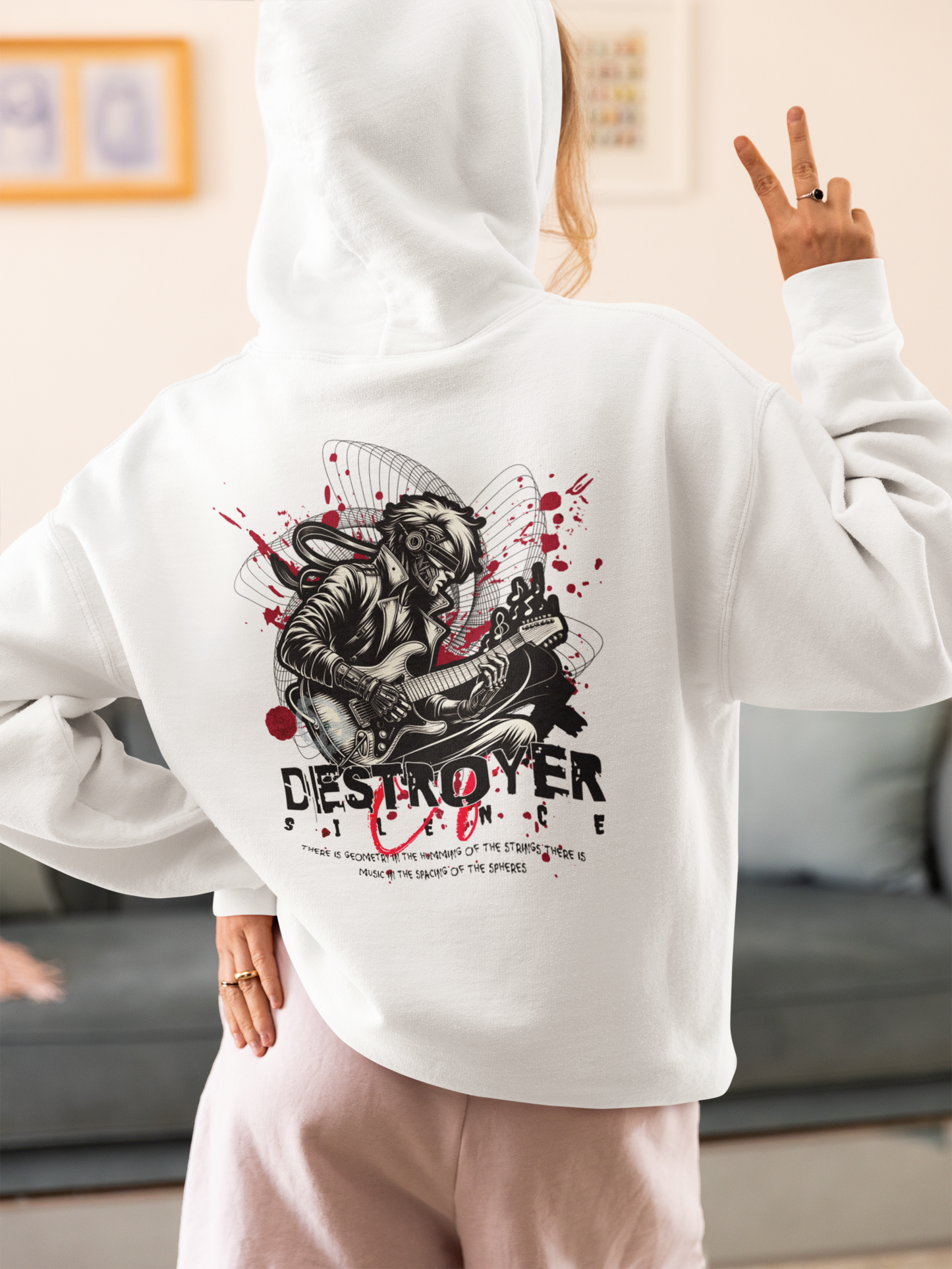 Cyber Play Guitar Hoodie