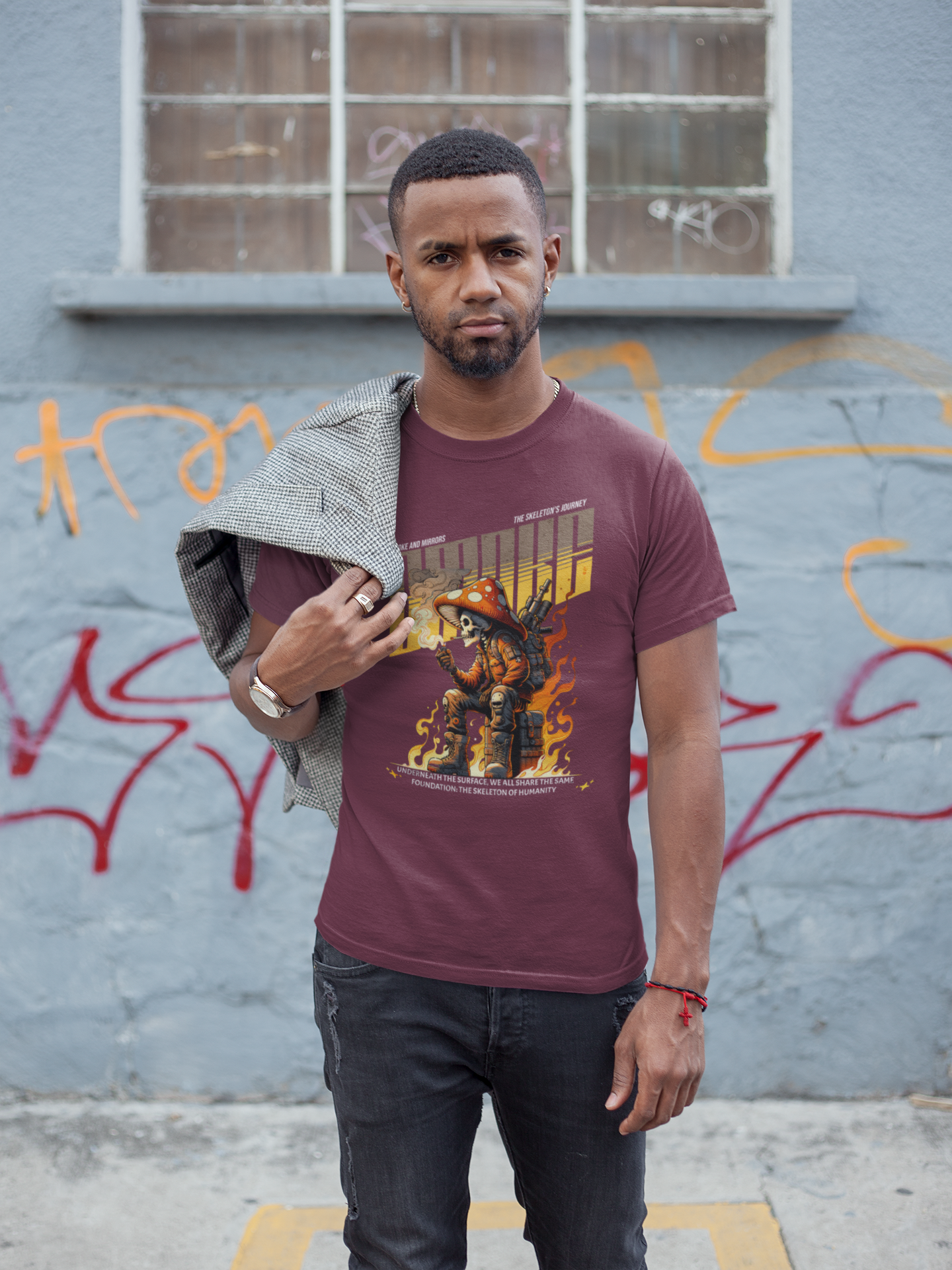 Skeleton Smoker T-Shirt