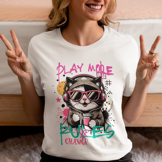 Cat Play Unisex Tee