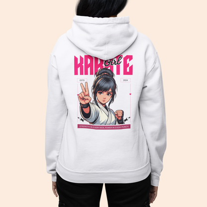 Karate Girl Hoodie Design