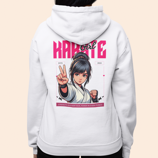 Karate Girl Hoodie Design