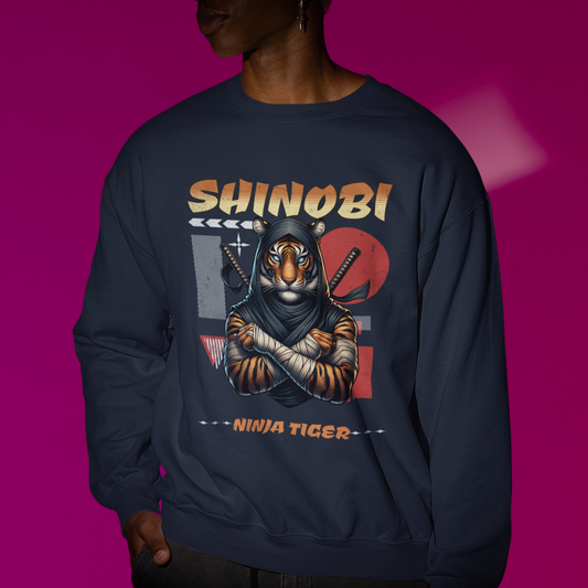 Tiger Ninja Sweatshirt Japanese Style