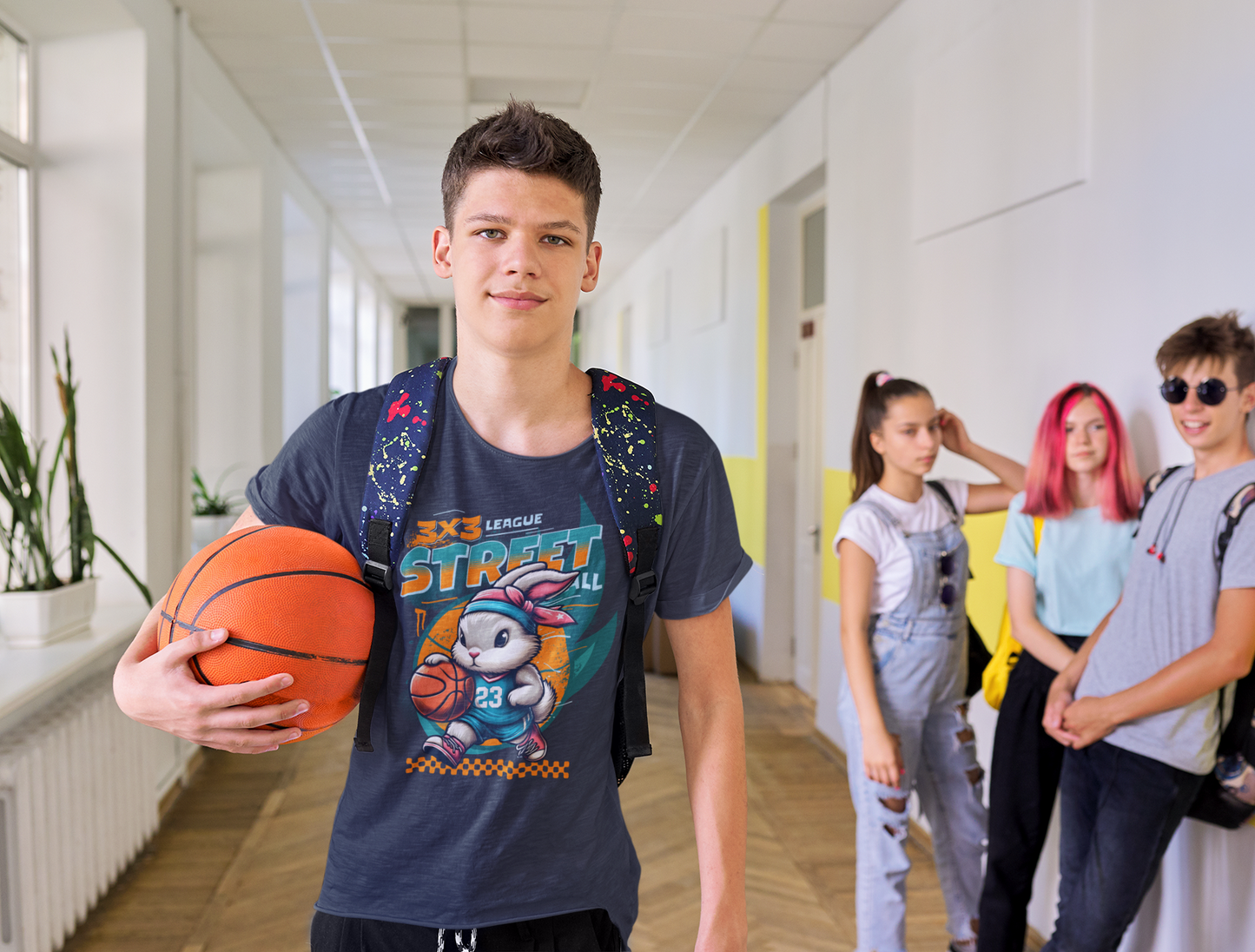 Basketball Rabbit T-Shirt