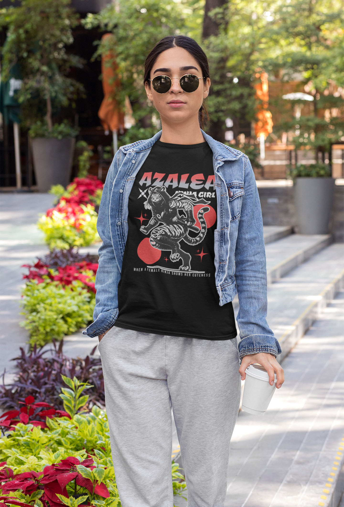 Ninja Tiger Girl T-Shirt
