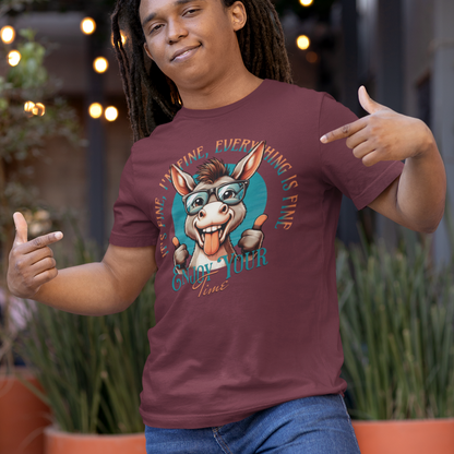 Donkey T-Shirt - Happy Donkey Design
