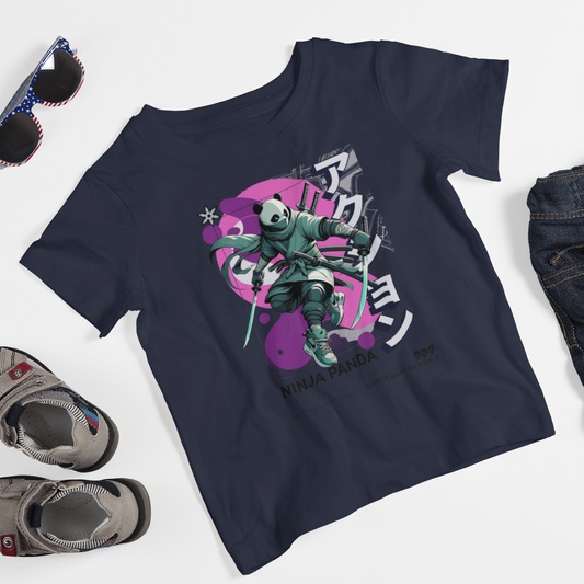 Youth Tee - Ninja Panda Design