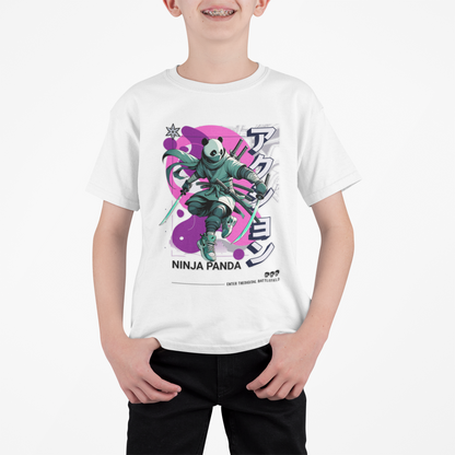 Youth Tee - Ninja Panda Design