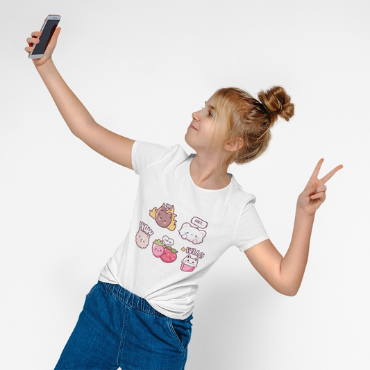 Youth Tee - Kawaii Design