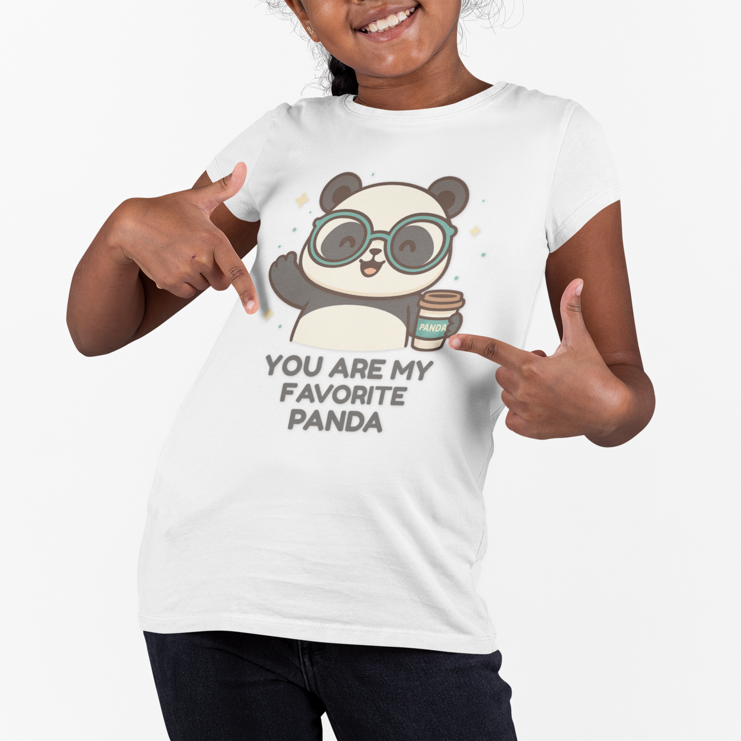 Panda Youth Tee - 'You are my favorite' design