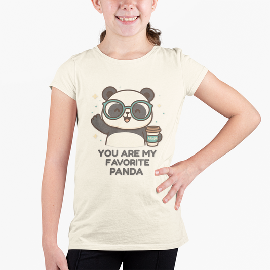 Panda Youth Tee - 'You are my favorite' design