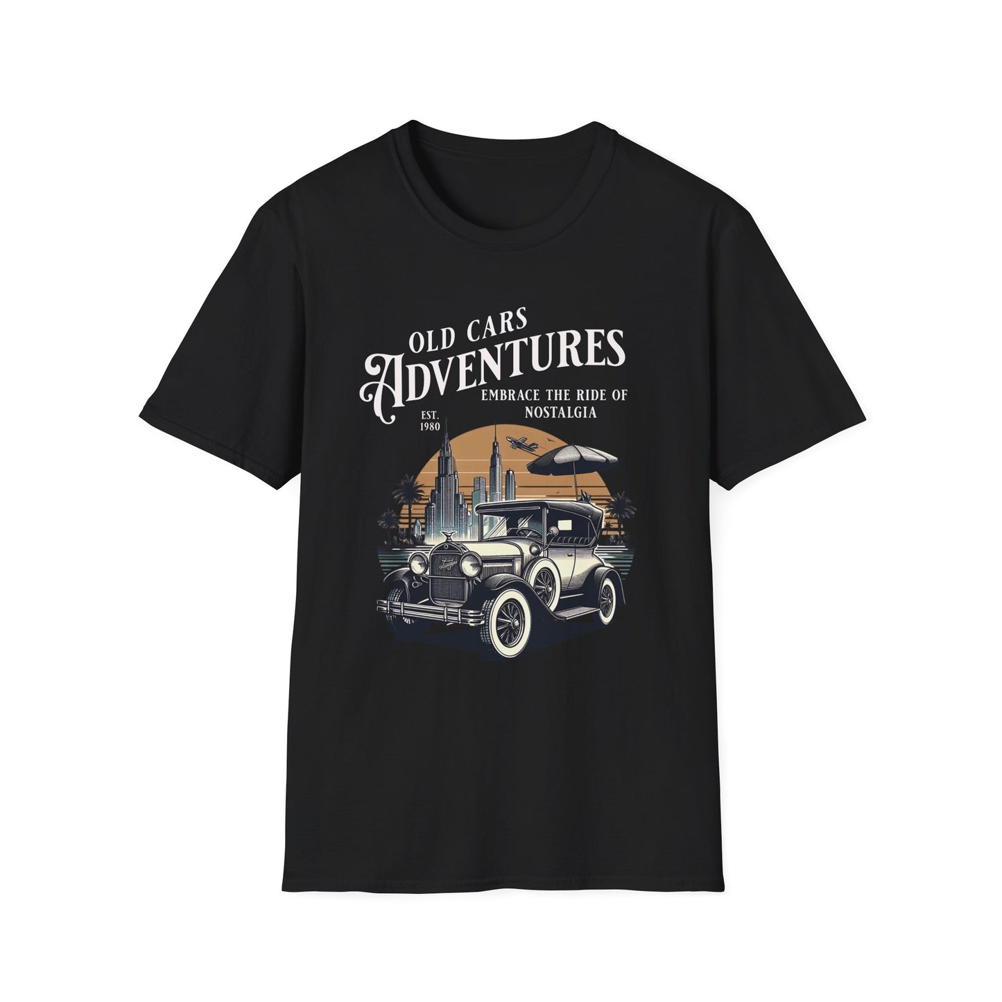 Old Cars Adventures Unisex T-Shirt