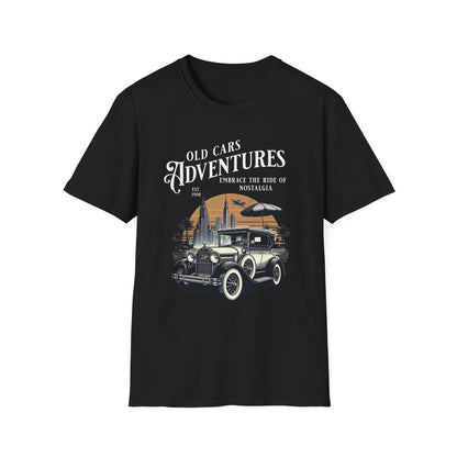 Old Cars Adventures Unisex T-Shirt