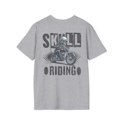 Skull Riding, Motorcycle Ride Unisex T-Shirt
