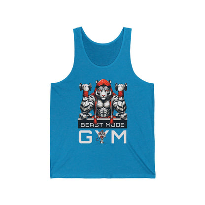 Beast Mode Tiger Workout Tank Top