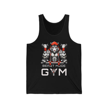 Beast Mode Tiger Workout Tank Top