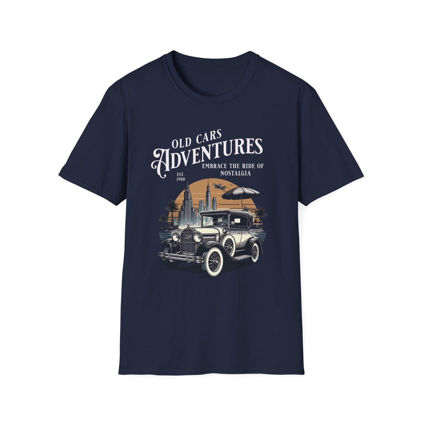 Old Cars Adventures Unisex T-Shirt