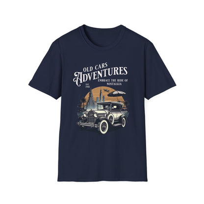 Old Cars Adventures Unisex T-Shirt