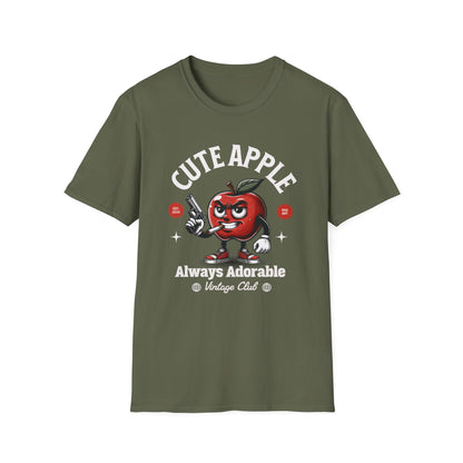 Cute Apple with Gun T-Shirt