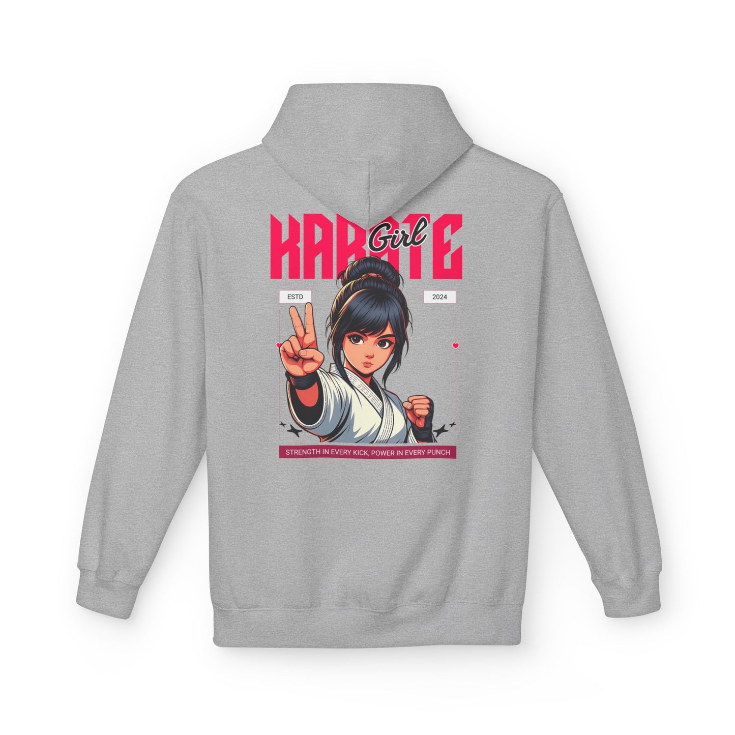 Karate Girl Hoodie Design