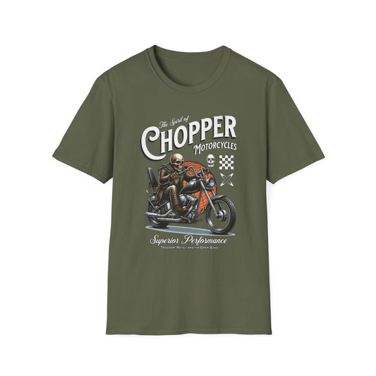 Chopper Motorcycle Unisex T-Shirt
