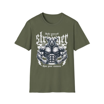 Gym Motivation - Make Yourself Stronger T-Shirt