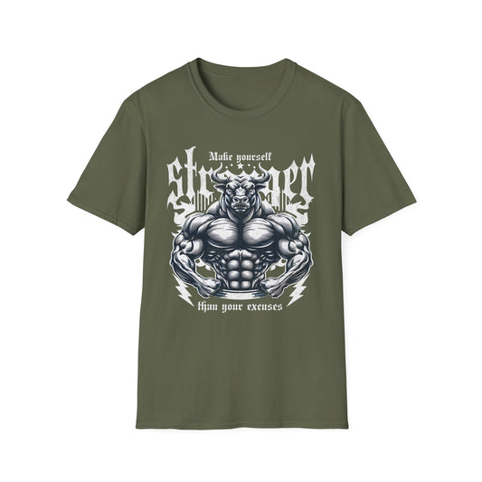 Gym Motivation - Make Yourself Stronger T-Shirt