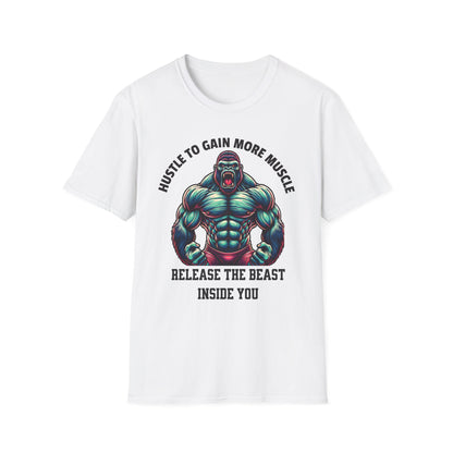 Muscle Hustle Unisex - Fitness Motivation T-Shirt